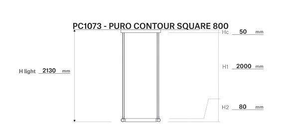 Brokis PURO CONTOUR SQUARE 800