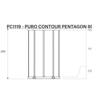 Brokis PURO CONTOUR PENTAGON 800