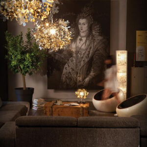 Slamp Lampa wisząca  Fiorella Mini Gold