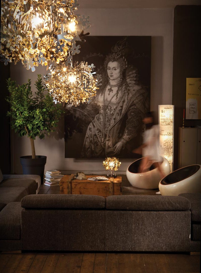 Slamp Lampa wisząca  Fiorella Mini Gold