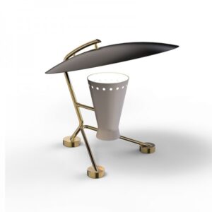 DelightFull Lampa stolikowaa BARRY mosiądz aluminium