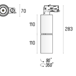 Labra GEIT EVO 70 G2 LED 6.5W Adaptor 3F PhaseCut