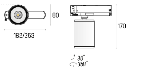 Labra STINGER PURE 80 25W Adaptor 3F DALI