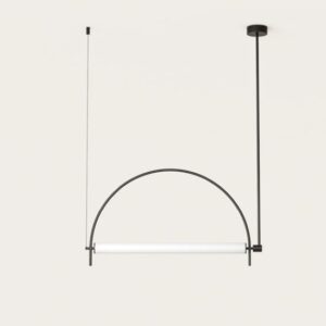 Lampa wisząca Aromas Arc 100 cm czarna