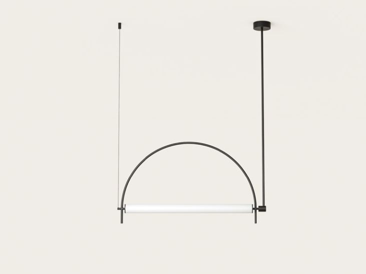 Lampa wisząca Aromas Arc 100 cm czarna