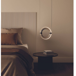 Aromas Lampa wisząca Elli czarna, złota  śr. 30 cm