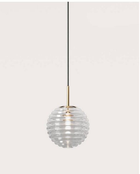 Aromas  Lampa wisząca Doul złota śr. 10 cm