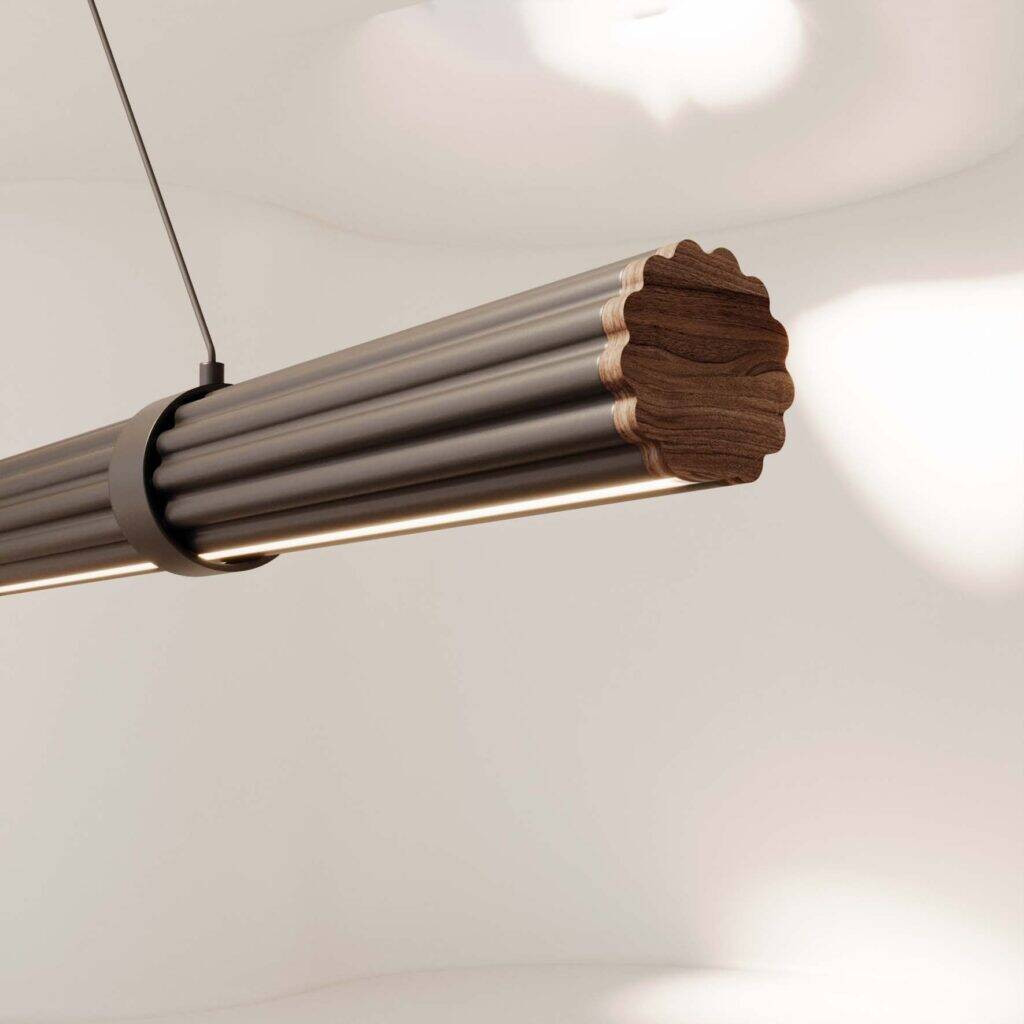 24198.jpg Aromas :: Lampa wisząca Niro szer. 116.2 cm czarna