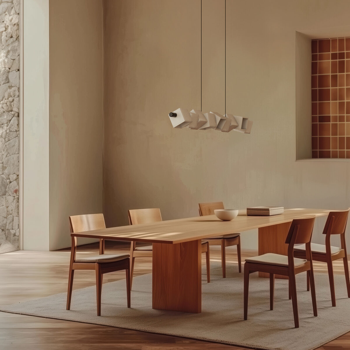 Lampa wisząca Cubic  klosz alabaster /czarny metal
