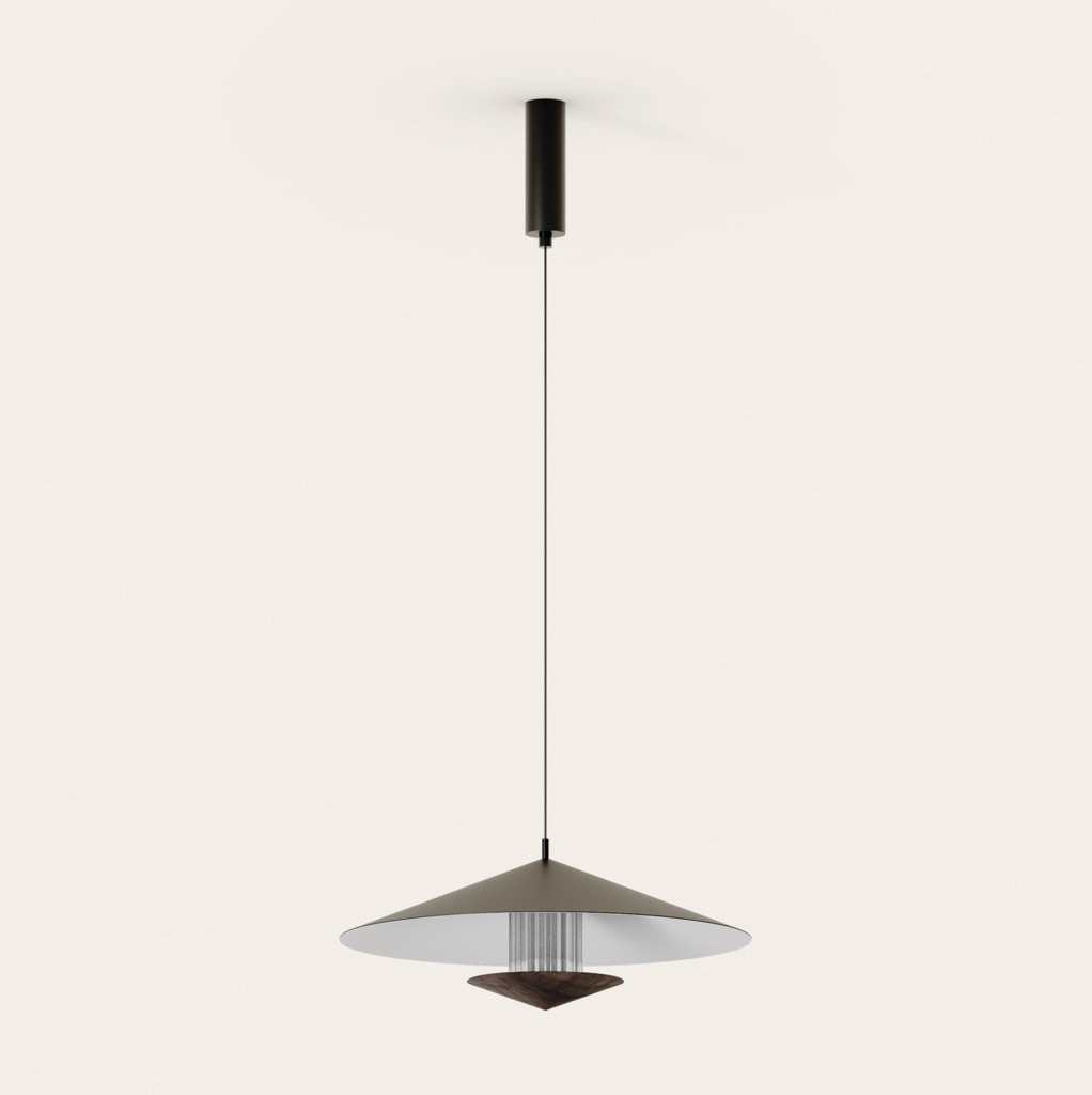 Lampa wisząca Gehit S śr. 40 cm czarna