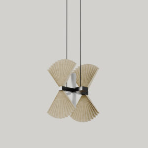 Lampa wisząca Hita szer. 18,7 cm pergamin