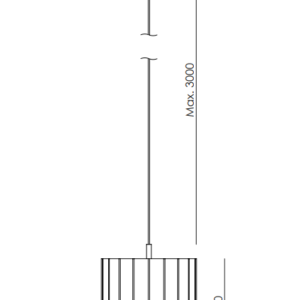 Lampa wisząca Dena śr. 20 cm kolor do wyboru