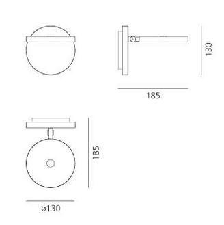 Artemide Reflektor Dametra aluminium led