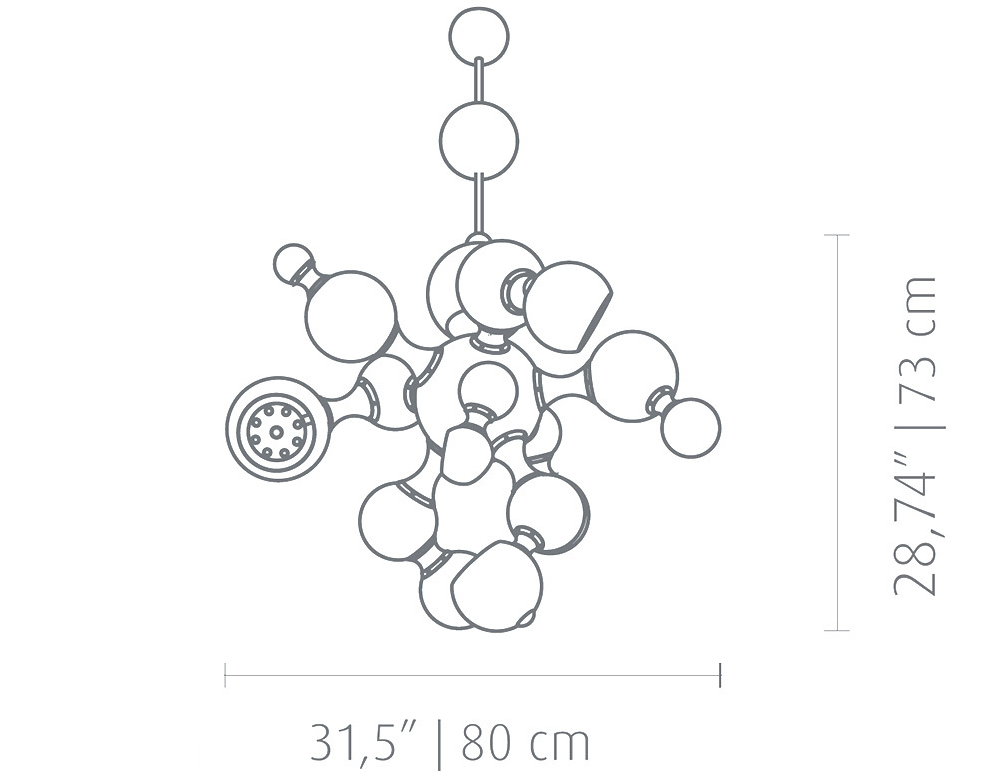 delightfull-zyrandol-atomic-mosiadz-led.png DelightFull Żyrandol ATOMIC mosiądz led
