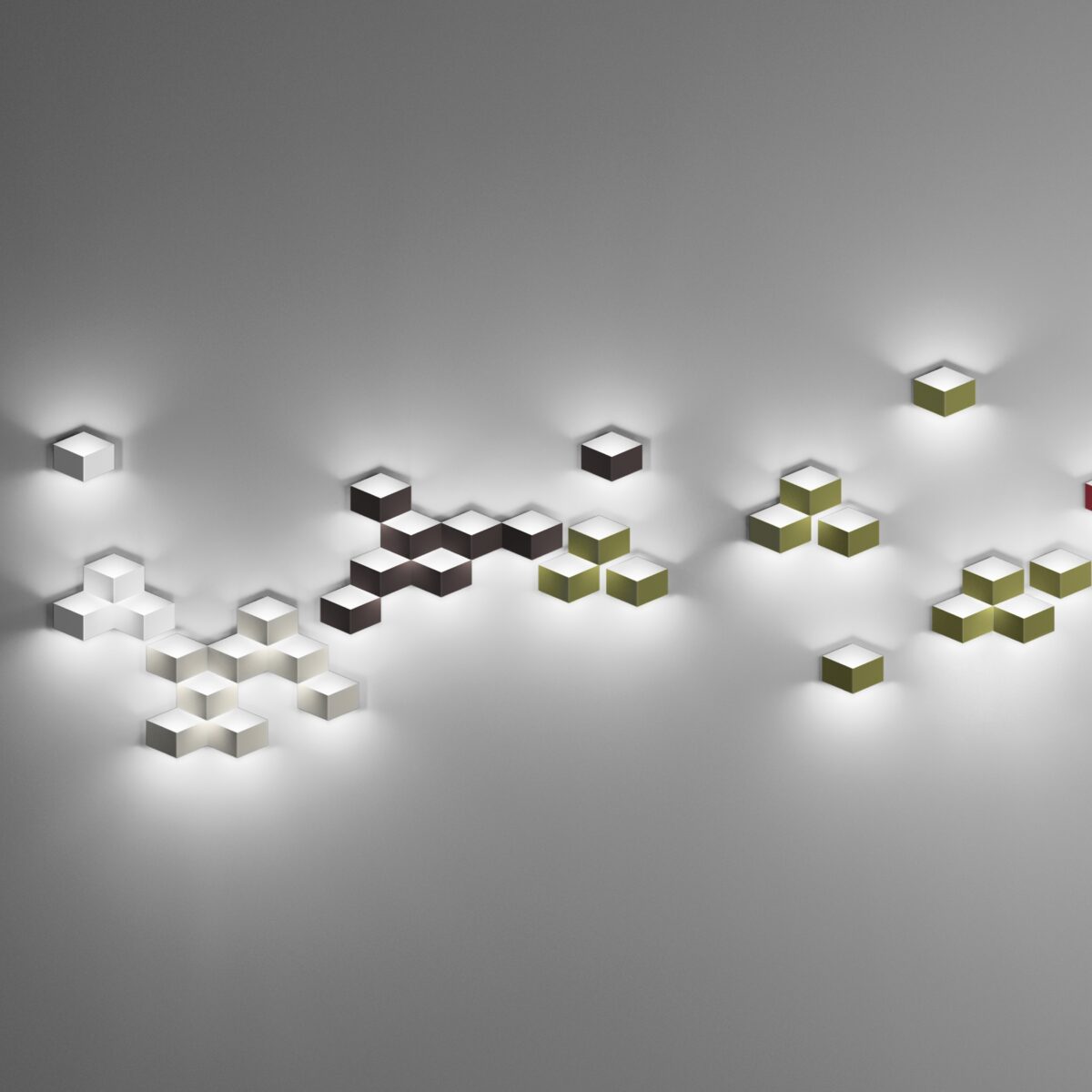 VIBIA kinkiet FOLD SURFACE
