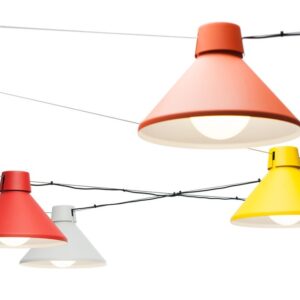 Zero-Lighting Lampa wisząca Daikanyama wire